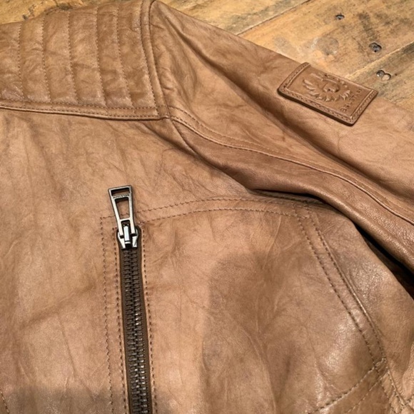 Mens Belstaff leather jacket - Picture 4 of 9
